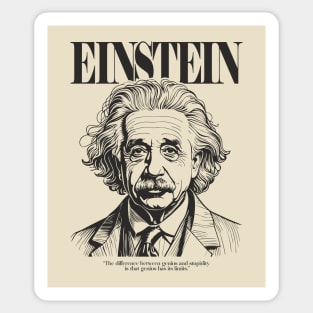 Einstein Quote Sticker